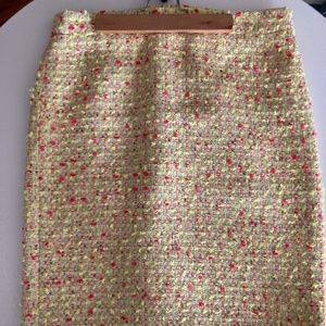 J Crew Collection Tweed Pencil Skirt, size 6 NWOT